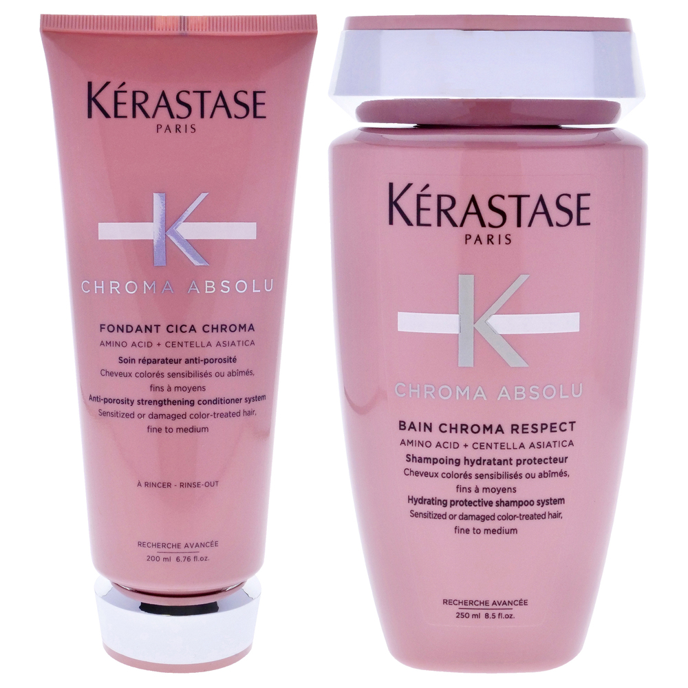 Chroma Absolu by Kerastase - 2 Pc 6.8oz Chroma Absolu Fondant Cica Conditioner